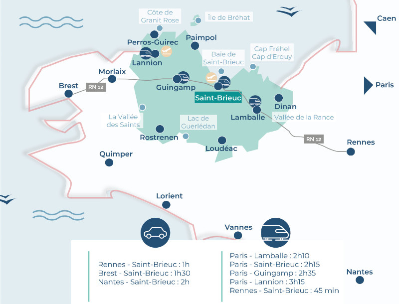 carte acces cotes d armor